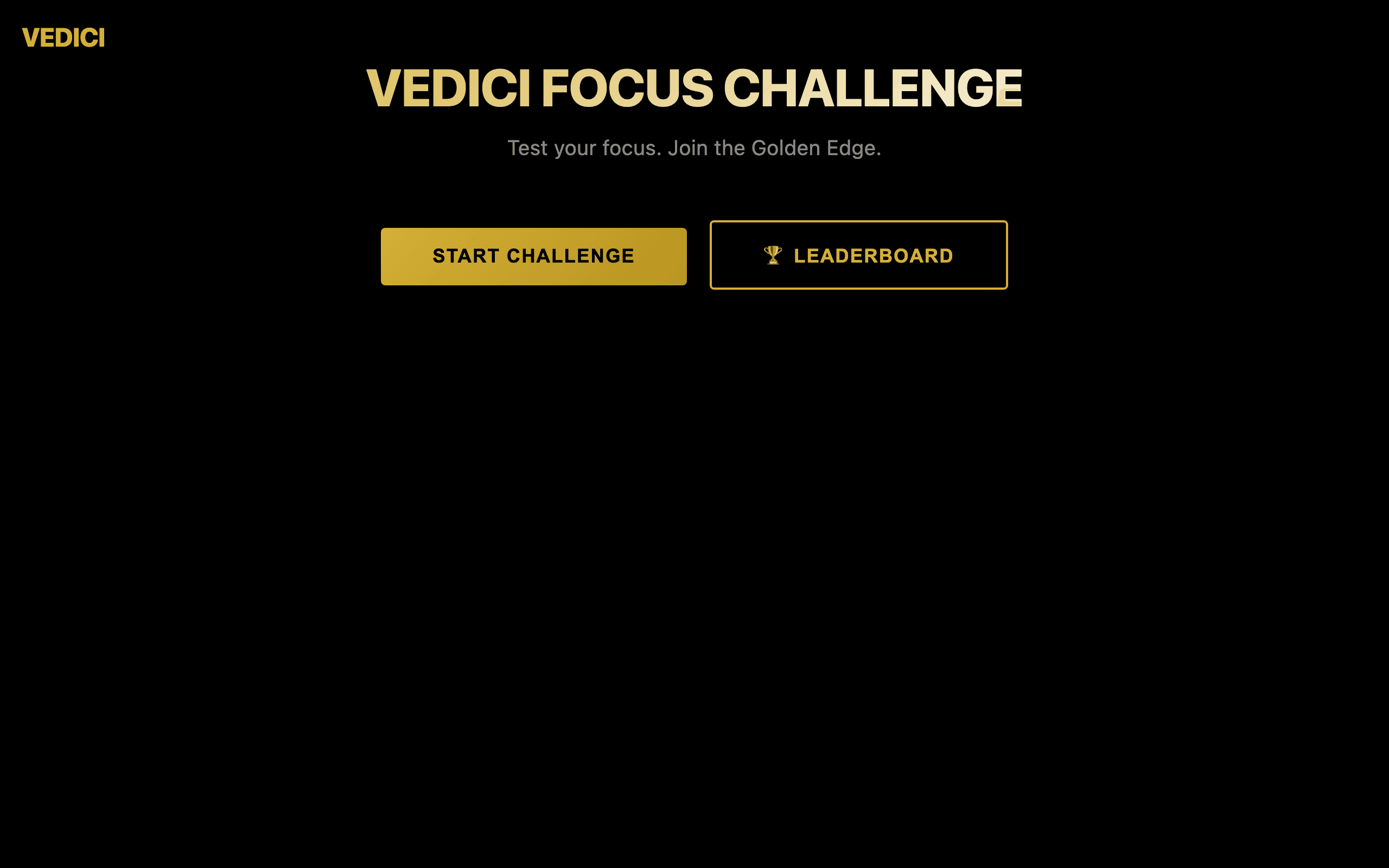 VEDICI Focus Challenge